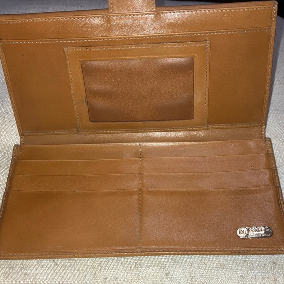 Fendi Pequin Stripe Long Wallet Vintage - Picture 7 of 15